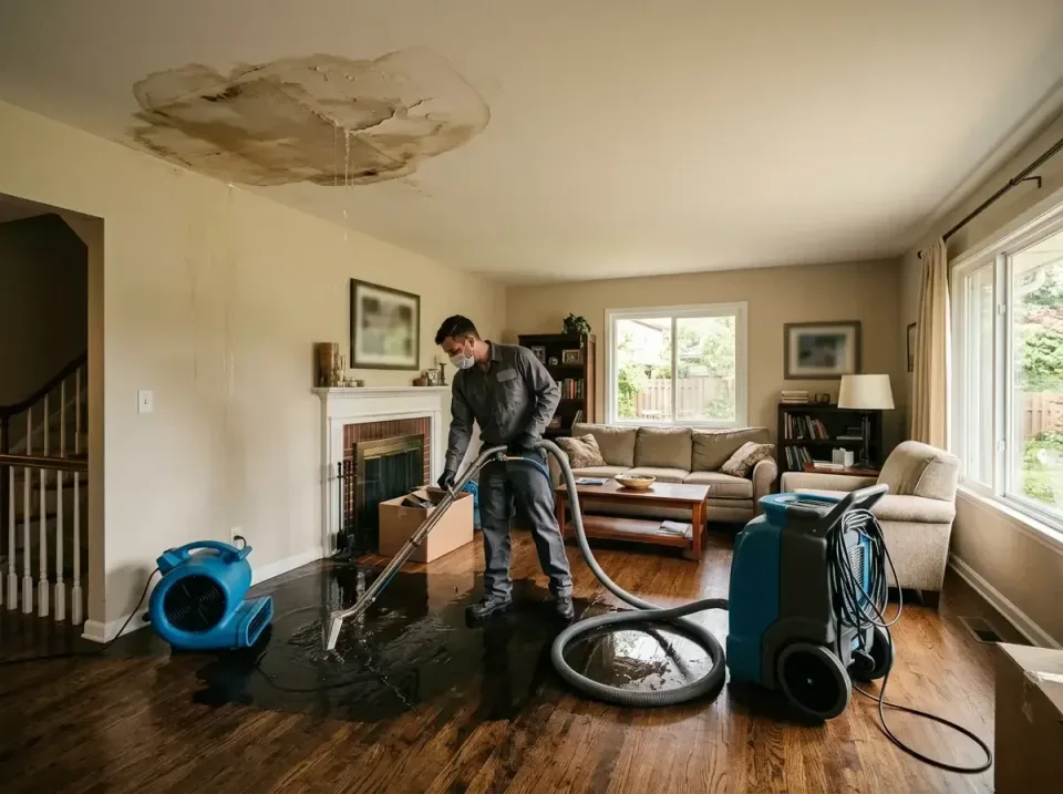 attic-pipe-burst-ceiling-drip-008 — frequently asked questions, Water Damage Restoration & Carpet Care in Leonard, TX